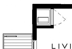 B9 1 Bed 1 Bath Floor Plan B9 1 Bed 1 Bath Floor Plan at The Maven on Broadway, Rochester, MN, 55902